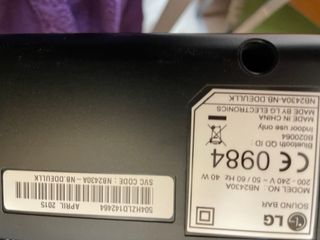 Barra de Sonido LG NB2430A Negra