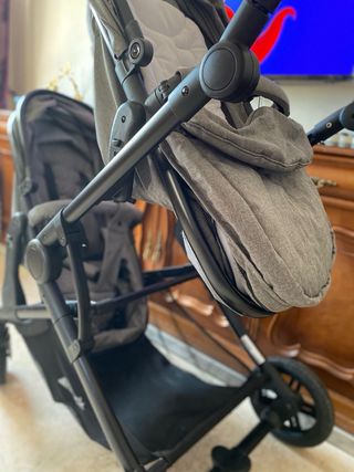 Carro gemelar Hauck gris