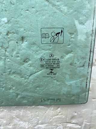 Luna trasera izquierda Mercedes Clase B W246