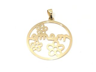 colgante oro 18k