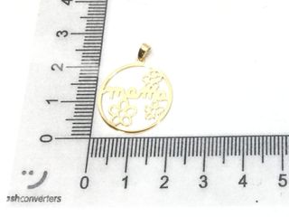 colgante oro 18k