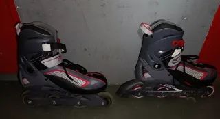 Patines en línea adultos + protecciones