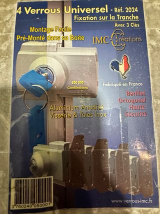 Kit 4 Cierres Seguridad Autocaravana Mism Llave