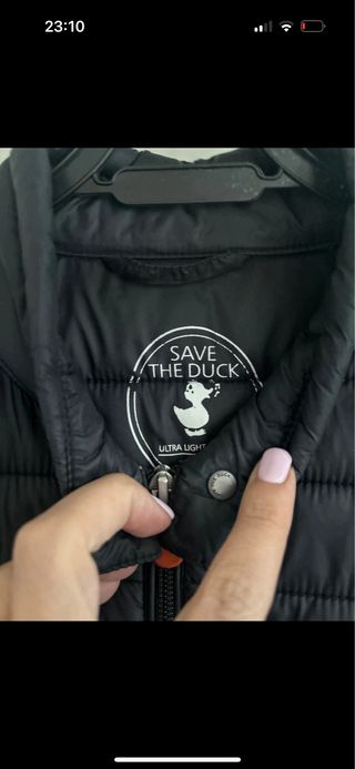 Save the Duck piumino donna nero XS