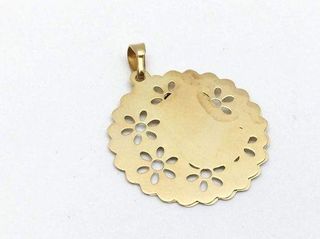 medalla oro 18k