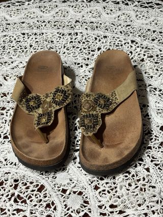 Infradito Dr. Scholl's Donna Tg. 39, tacco 4 cm