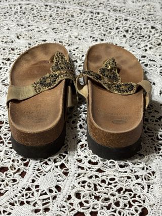 Infradito Dr. Scholl's Donna Tg. 39, tacco 4 cm