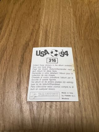 18 Cromos Mundial USA 94 