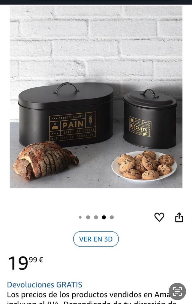 Portapane in metallo Cook. Rif. 99