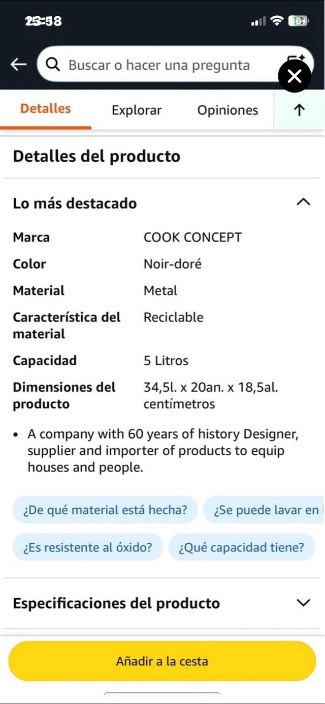 Portapane in metallo Cook. Rif. 99