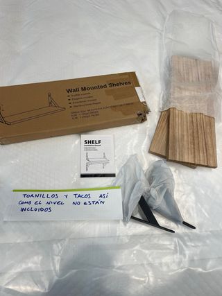 Estanterías Pared Madera. Ref. 101