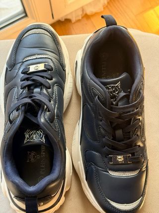 Scarpe Plein Sport Uomo Blu/Bianco Tg 43