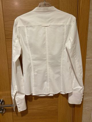 Camisa Adolfo Dominguez blanca entallada Talla 40