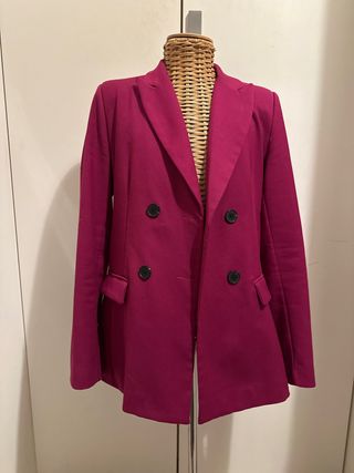 Blazer fucsia doppiopetto