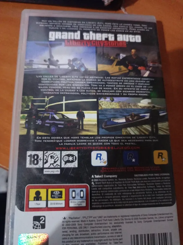 Grand Theft Auto: Liberty City Stories PSP UMD