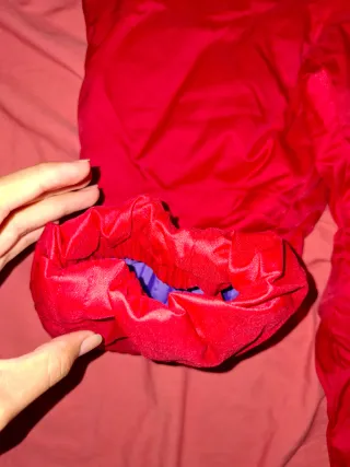 Mono de nieve rojo para niñ@