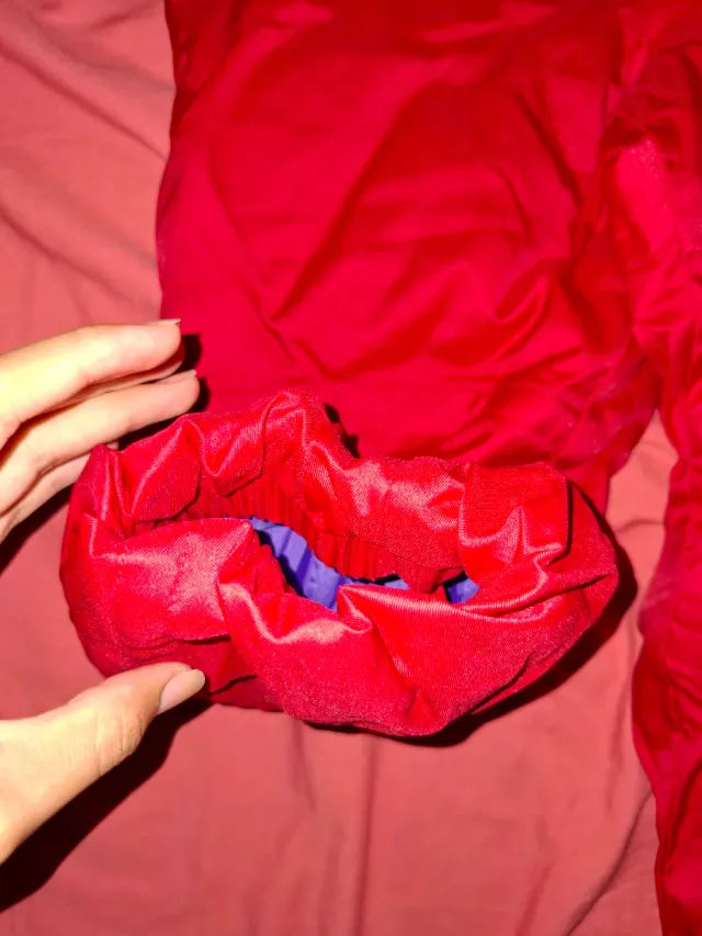 Mono de nieve rojo para niñ@