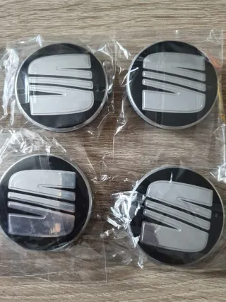 4 CENTROS RUEDA LLANTA SEAT LEÓN IBIZA CUPRA 56mm