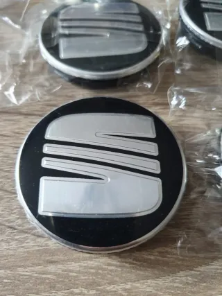 4 CENTROS RUEDA LLANTA SEAT LEÓN IBIZA CUPRA 56mm