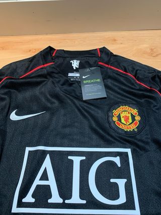 Camiseta Nike Ronaldo 7 Manchester United Negra