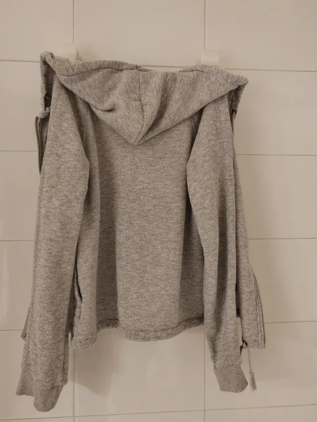 Sudadera gris mujer talla XS