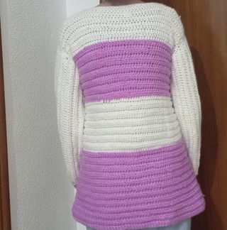 Jersey lana hecho a mano