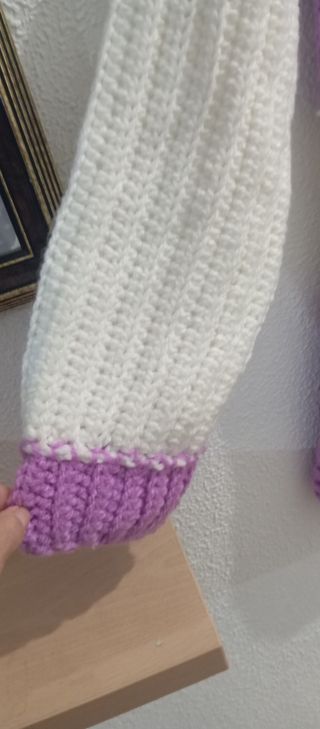 Jersey lana hecho a mano