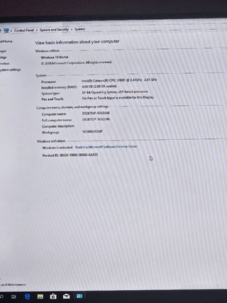 Computadora HP Negra + monitor acer 