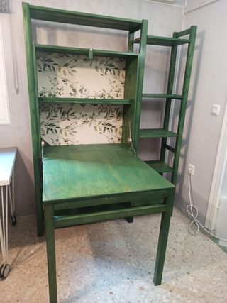 Estantería IVAR Ikea con mesa plegable