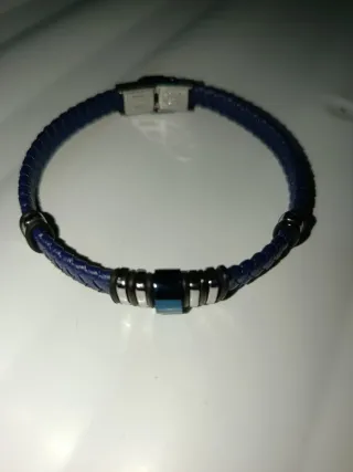 Pulsera Viceroy Magnum Hombre IP Azul Trenzado