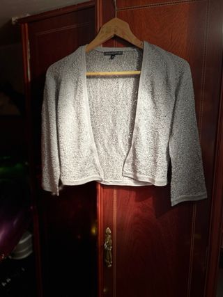 Chaqueta fiesta Tintoretto plata nueva