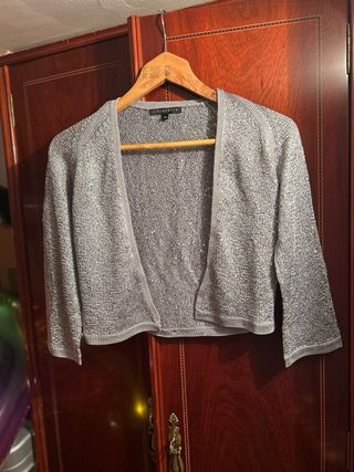 Chaqueta fiesta Tintoretto plata nueva