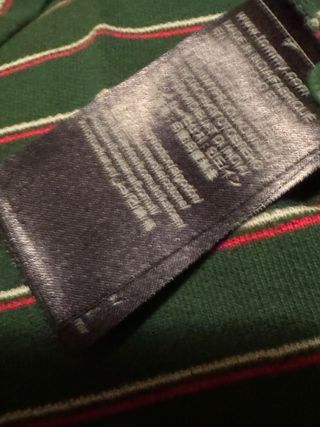 Polo Tommy Hilfiger Verde Rayas