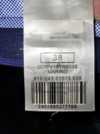 Traje Azul Hombre
