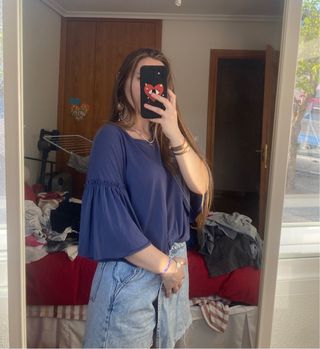 blusa Stradivarius talla M 