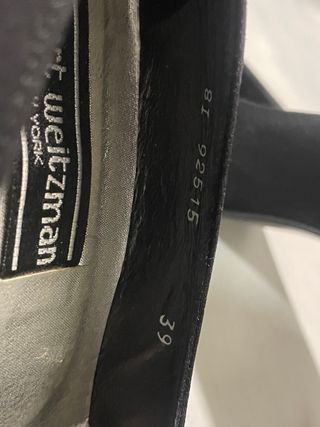 Zapatos de tacón Stuart Weitzman negros talla 39