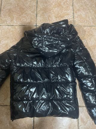 Chaqueta Moncler Negra Brillante