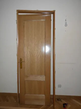 Puerta de roble. ( Desmontada)