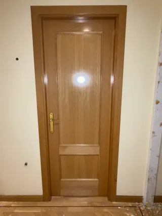 Puerta de roble. ( Desmontada)