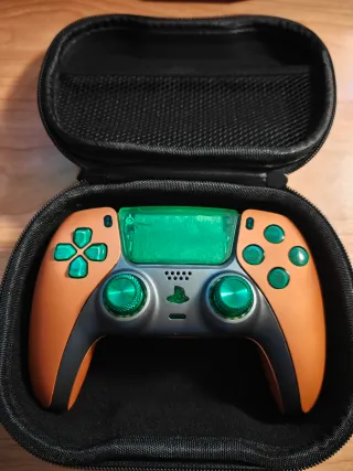 Mando Dualsense PS5 Cobrizo y Verde