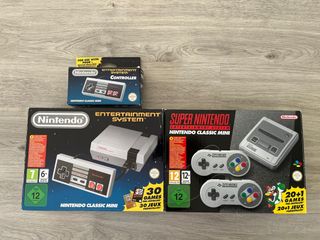 Pack Nintendo NES y SNES Classic Mini