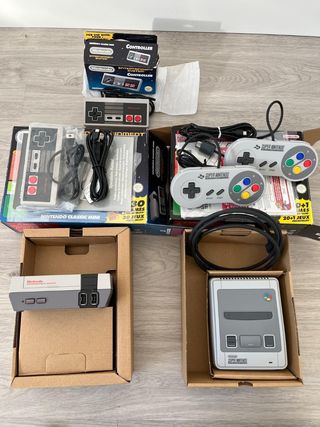 Pack Nintendo NES y SNES Classic Mini