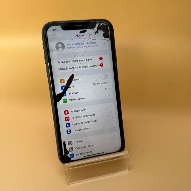 iPhone 11 64GB Pantalla y Trasera Rotas. 88% Bater