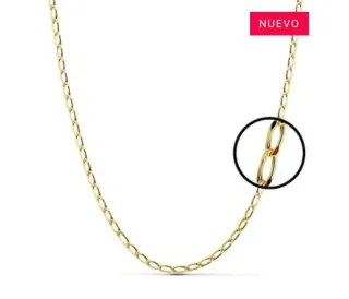 Cadena Bilbao Oro de 18 Klt. Medidas 40-45-50-60