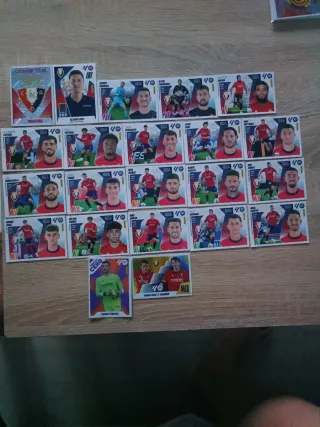 Lote Cromos CA Osasuna Liga Este 25/26 (leer)