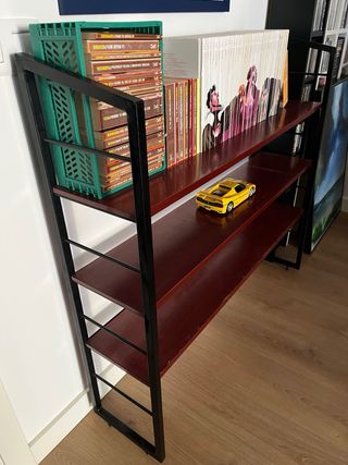 Estantería Vintage Madera y Metal