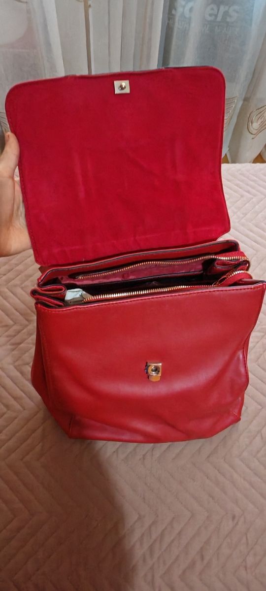 Zainetto Roccobarocco donna rosso