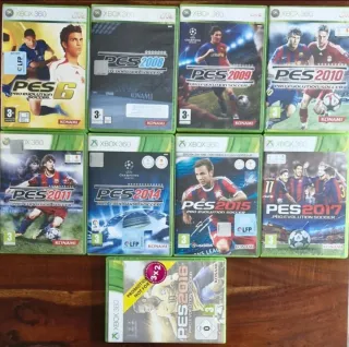 Lote Juegos PES Xbox 360