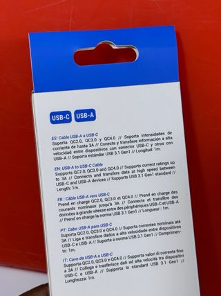 5 Cables CoolBox USB-A a USB-C