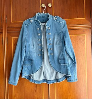 Chaqueta vaquera militar T38 / M semi nueva